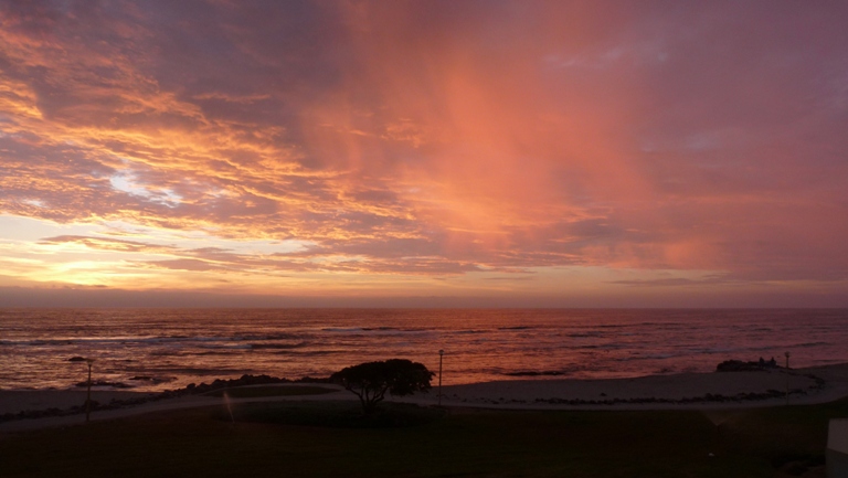 Sunset in Swakop